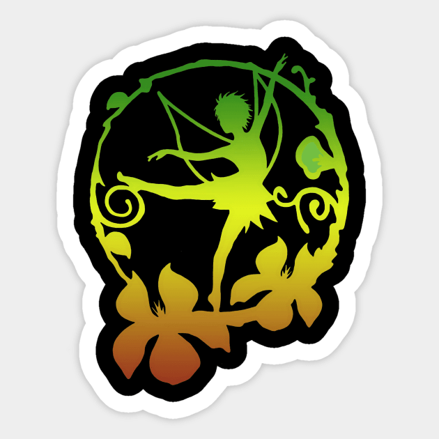 Fairy Flower circle Sticker by imphavok